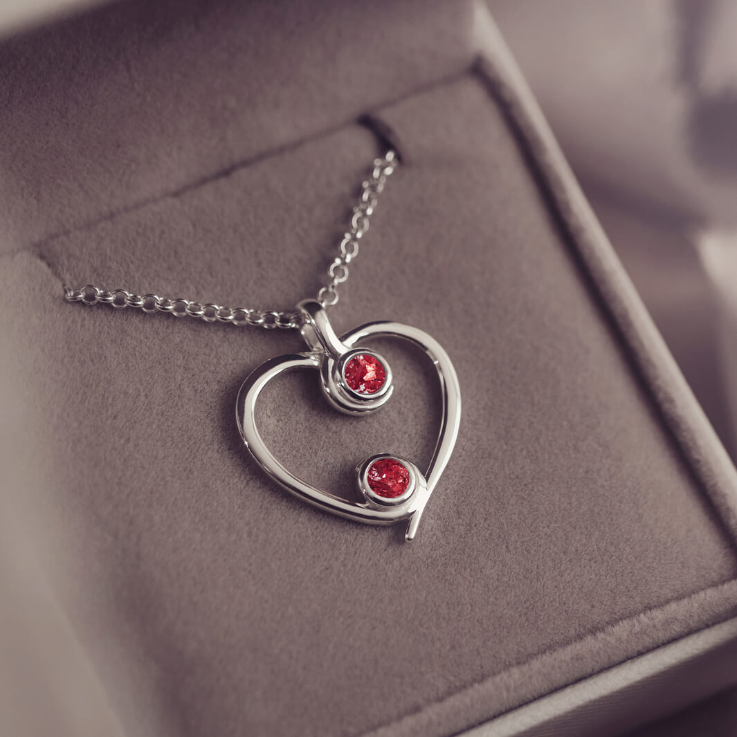Cremation Ashes Dual Harmony Necklace