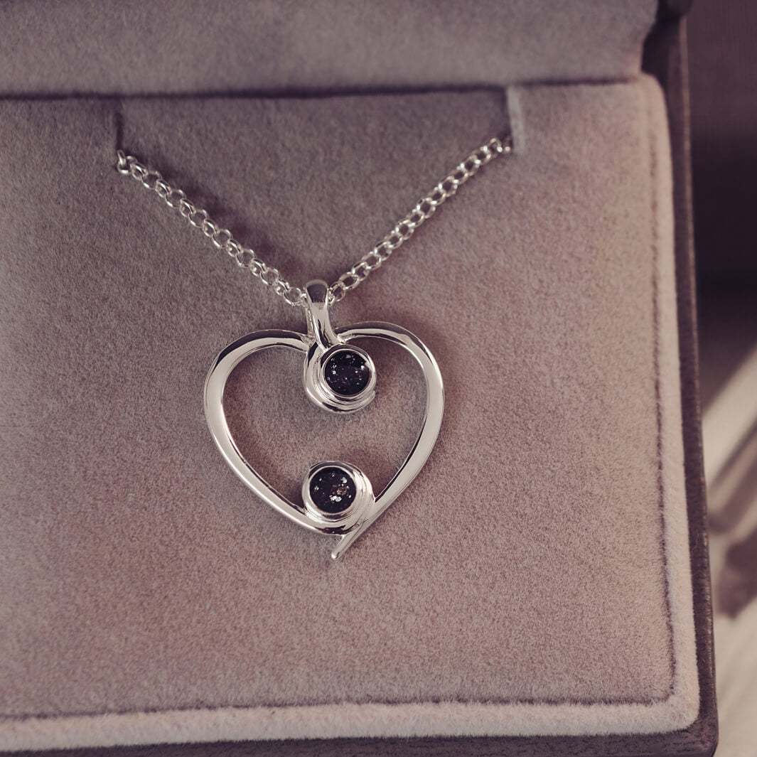 Cremation Ashes Dual Harmony Necklace