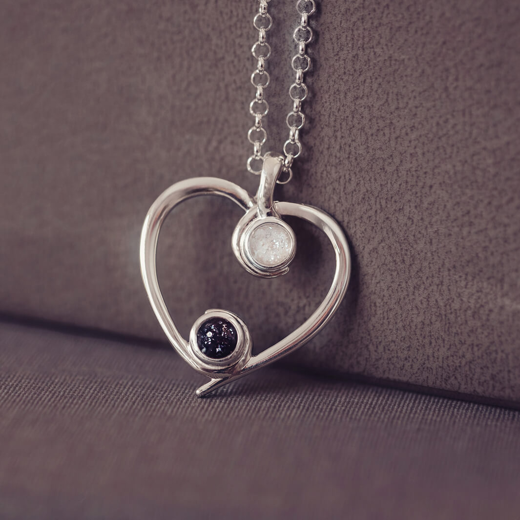 Cremation Ashes Dual Harmony Necklace
