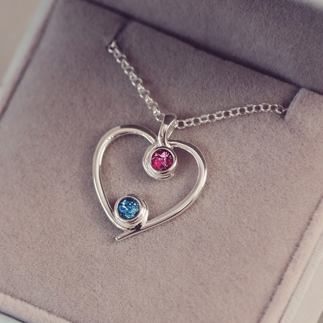 Cremation Ashes Dual Harmony Necklace