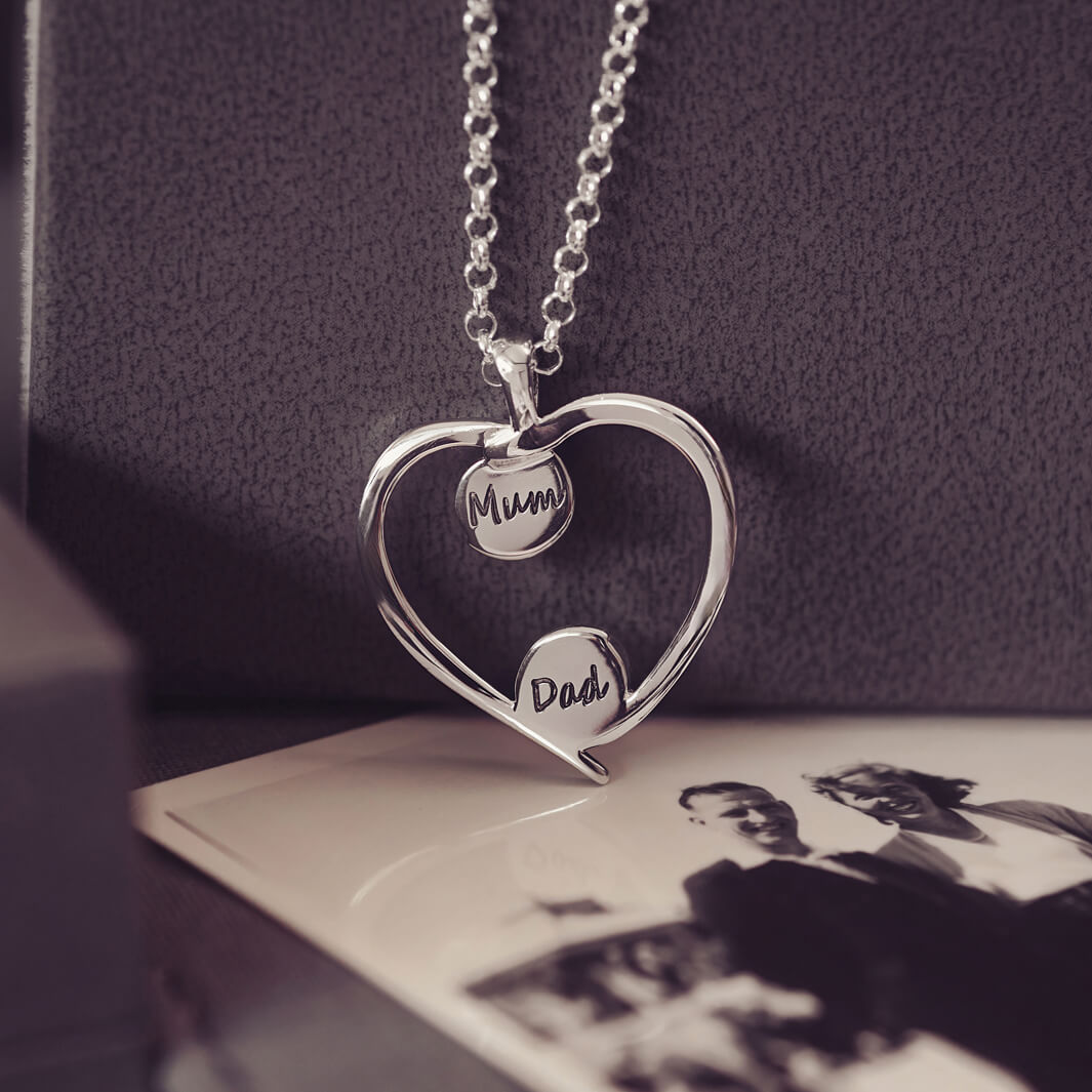 Cremation Ashes Dual Harmony Necklace