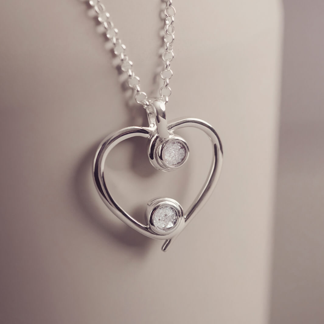 Cremation Ashes Dual Harmony Necklace