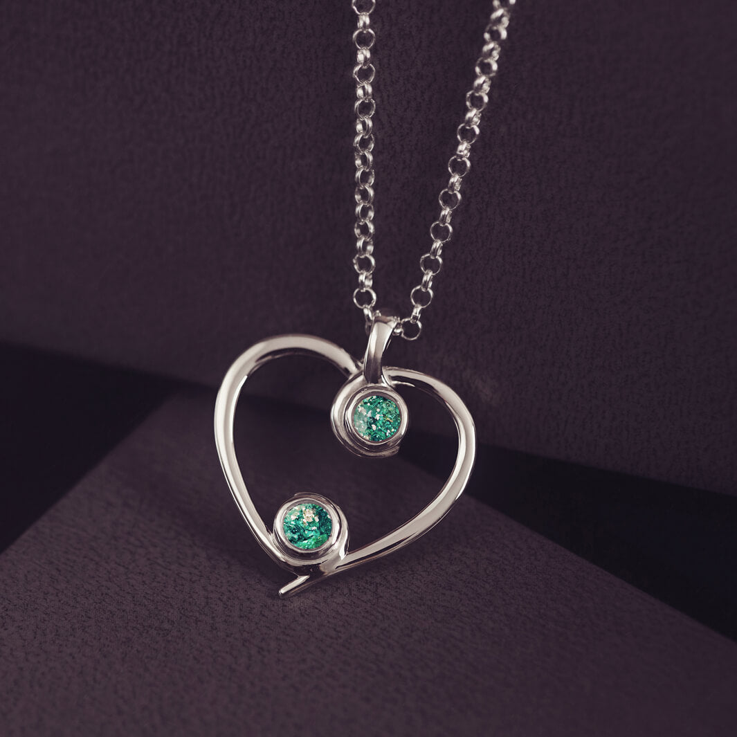Cremation Ashes Dual Harmony Necklace