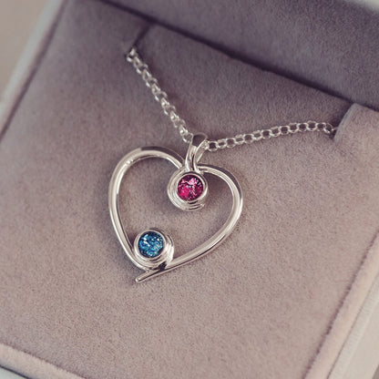 Cremation Ashes Dual Harmony Necklace