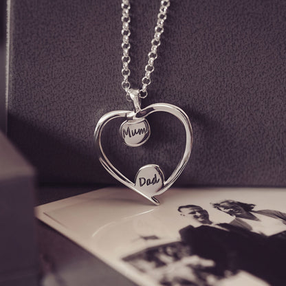 Cremation Ashes Dual Harmony Necklace