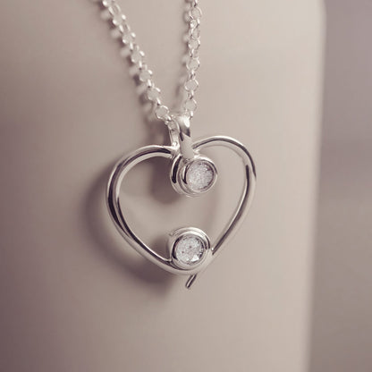 Cremation Ashes Dual Harmony Necklace