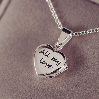 Handprint Or Footprint Locket, Two Prints